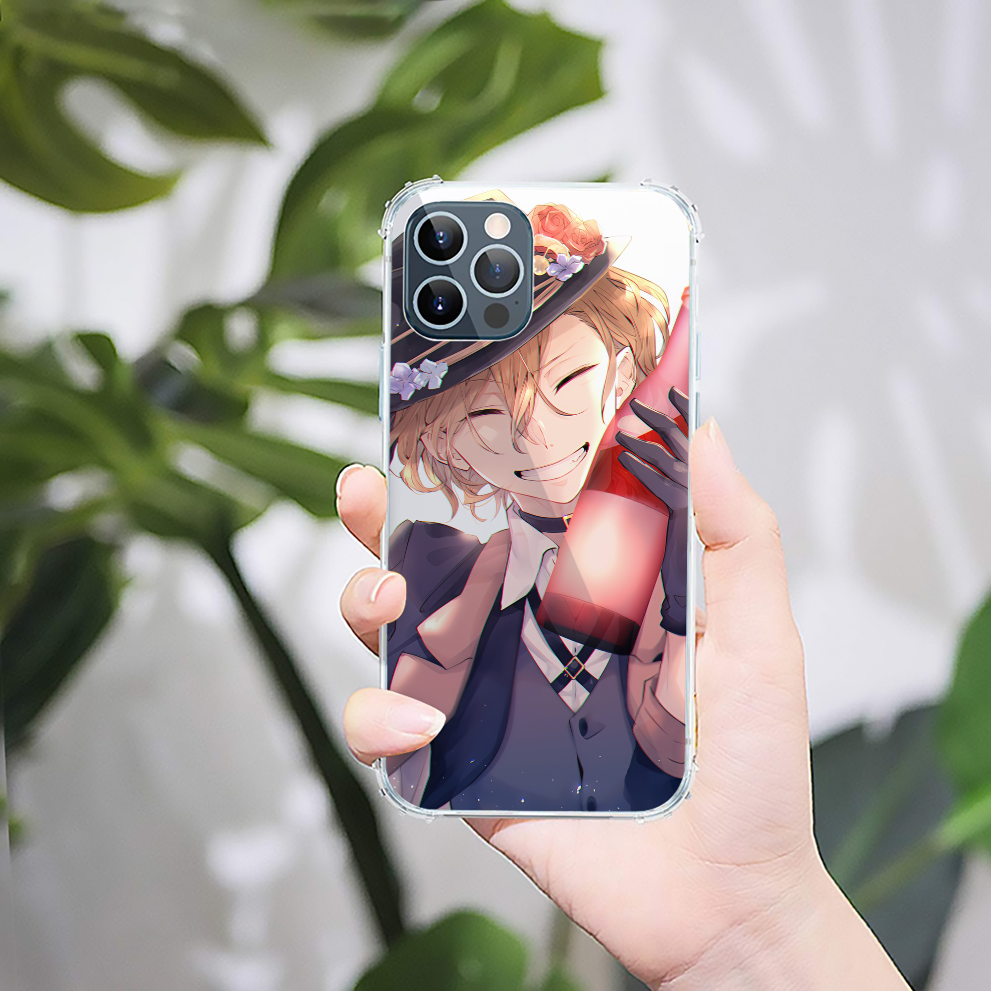 （画像用） 文豪ストレイドッグス Bungo Stray Dogs 【iPhone 12シリーズ対応】透明スマホケース（クリアソフトケース）